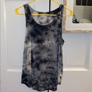 Tie dye American eagle tank top
